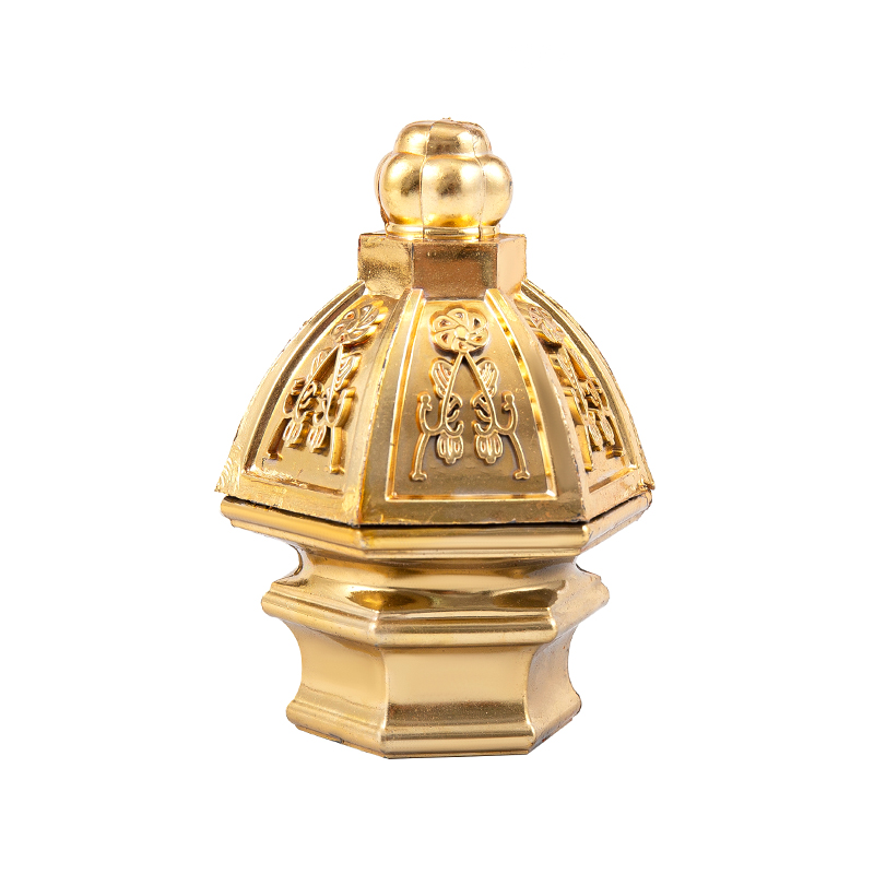 Fleuron de rideau en forme de pagode orientale