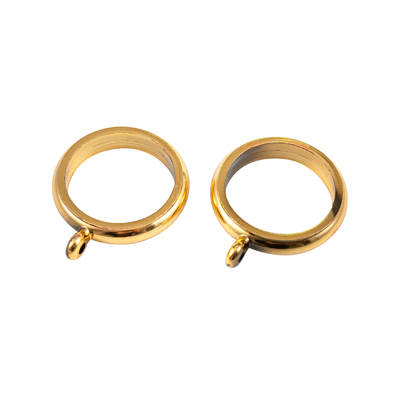 La sélection précise des matériaux peut-elle éliminer la friction et le bruit dans les anneaux de rideaux standard ?